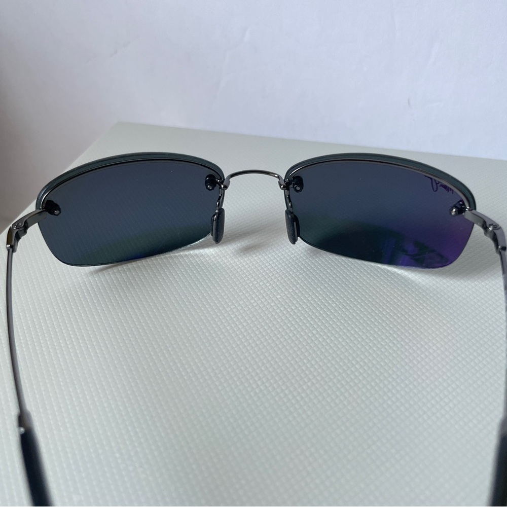 Maui Jim Flexon Polarized Sunglasses Gunmetal MJ350-02 - Picture 6 of 8